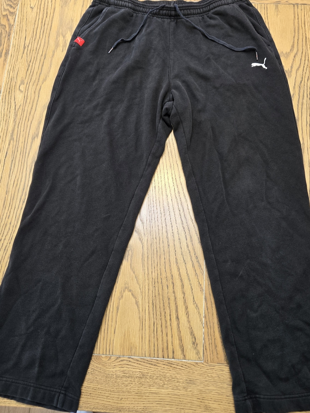 Puma Men's Black Fleece Sweatpants - Comfortable Everyday Joggers